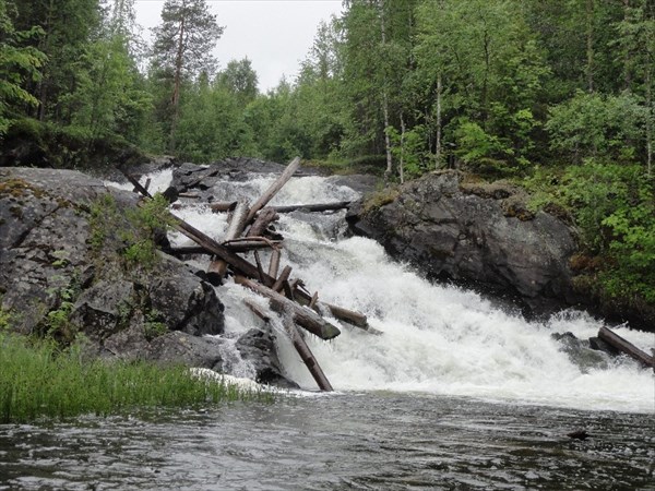 Водопад на Куксе