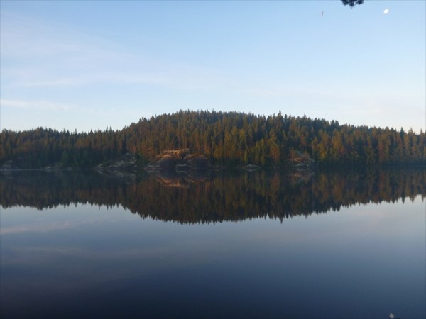 Утро, ни малейшего ветерка