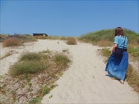 Долгая дорога в дюнах.