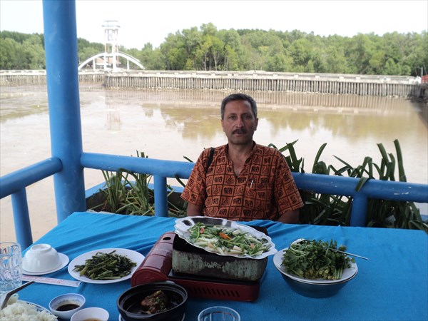 Обед на самой южной точке Вьетнама.