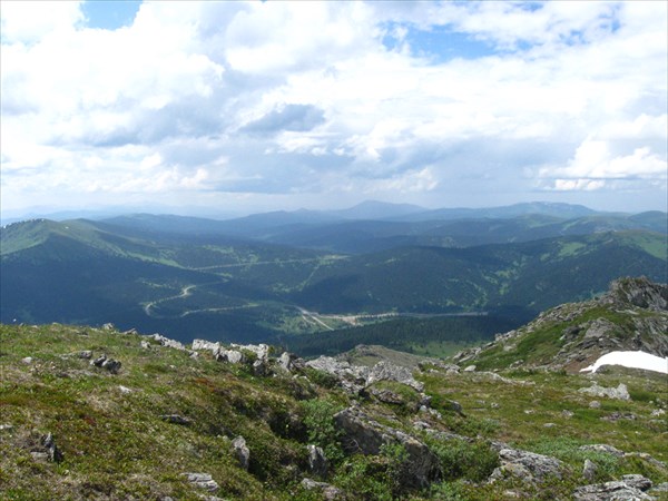 Вид с горы Тушканчик