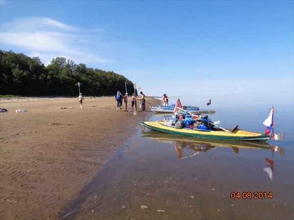 Первый перекус на Белом море