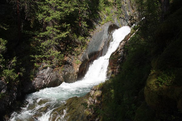 Водопад на Текелюшке