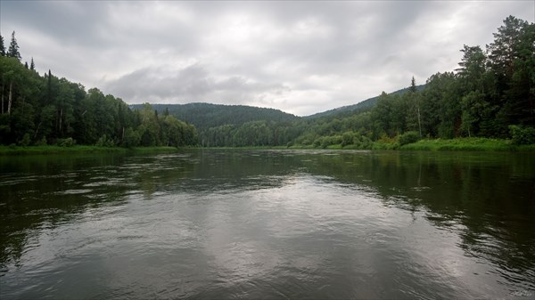 Чулым перед Солгонским Кряжем