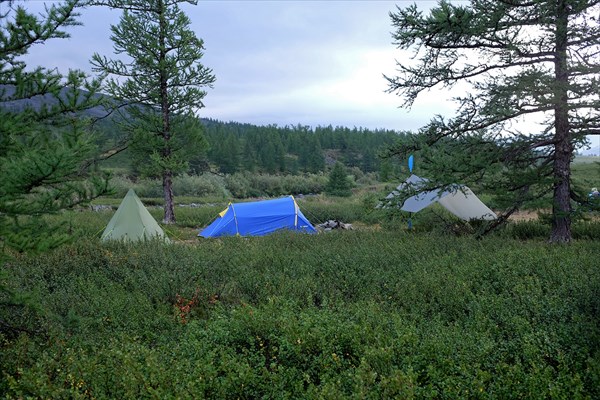 Лагерь №2 на берегу Ния-Ю