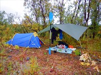 Лагерь на Маниташоре. Фото А.Салтырёва