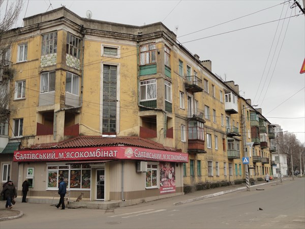 Сталинская архитектура в Старом городе Краматорска