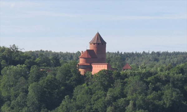 Вид на Турайдский замок
