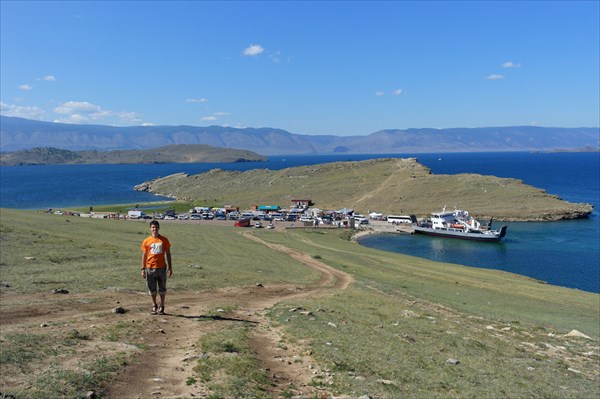 Нужно отплыть отсюда на остров