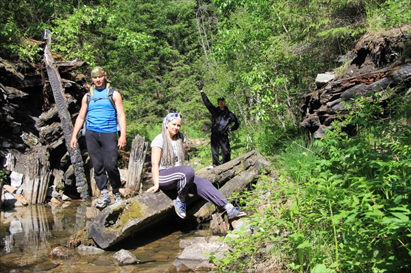 Сгоревший мост.