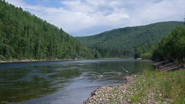 Тагул после притока Малиновка