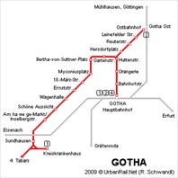 Трамвайное сообщение Гота