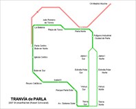 Трамвайное сообщение Парла
