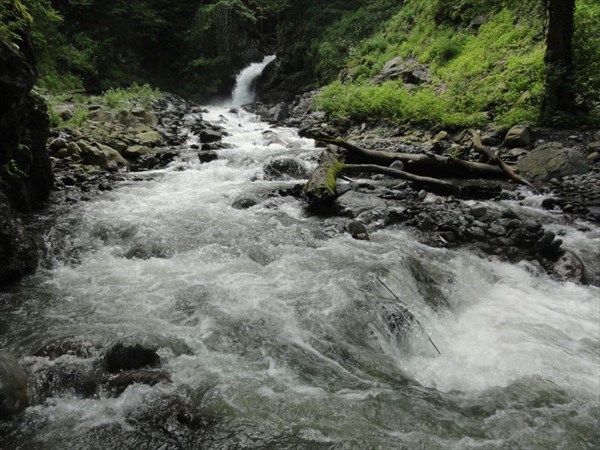 Водопад `Черный рябчик`