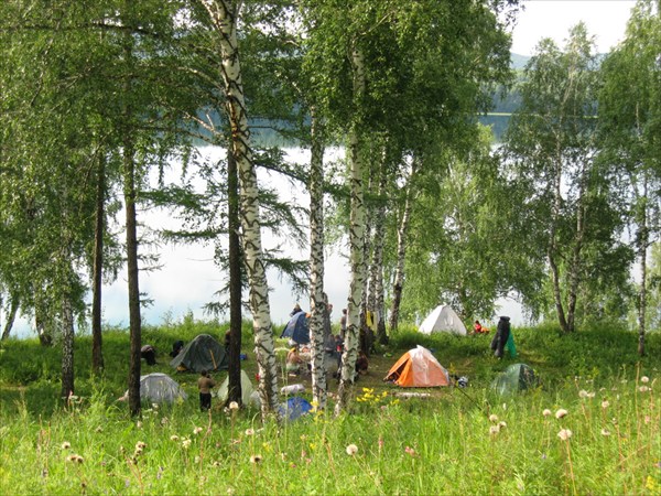 лагерь у озера Инголь