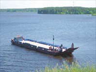 Волга.Паром-город Мышкин