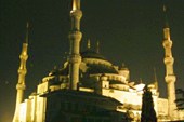 Голубая мечеть, ночь