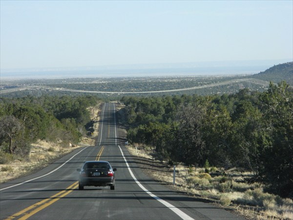 дорога на Гранд каньон