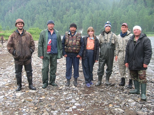 Участники "Путешествия на Кинзелюкский водопад"-2012