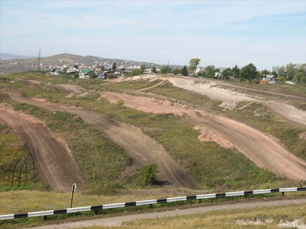 Мотокроссовая трасса.