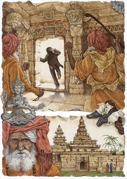 Осквернение индийского храма башмаками Паспарту