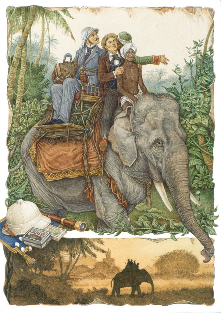 Вики - Вокруг света за 80 дней - Поход на слонах
