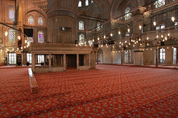 Голубая мечеть. Интерьер