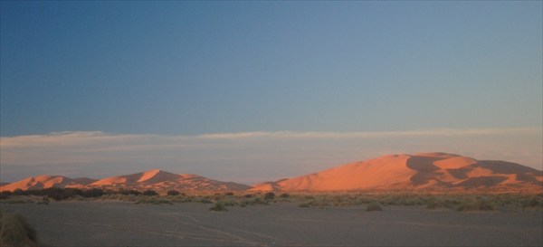 дюны на восходе