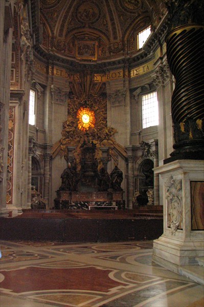 Собор св. Петра. Папский престол