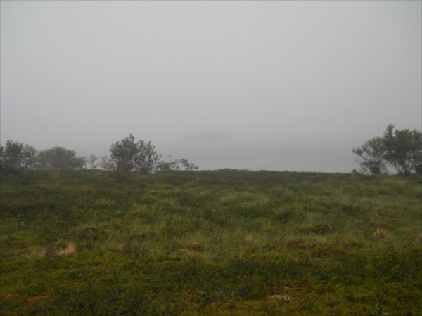 Пачозеро встретило туманом