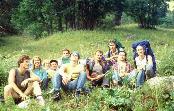 команда похода 1994 года.