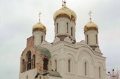 На привокзальной площади Константиновки имеется церковь