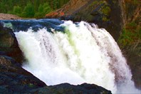 Водопад на реке Урик-Водопад на реке Урик