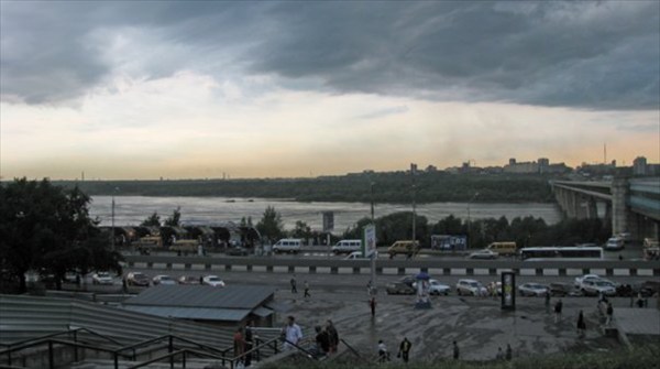 Новосибирск. Вид на Обь