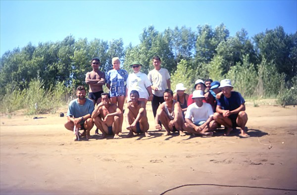 С казахскими рыбаками