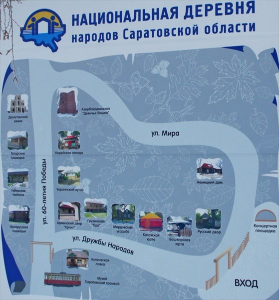 Карта деревни