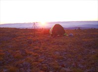 Радист подвесил солнышко на антенну-гора Сарлык