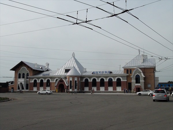 Ж/д вокзал в Благовещенске