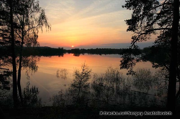 Закат на Клязьме