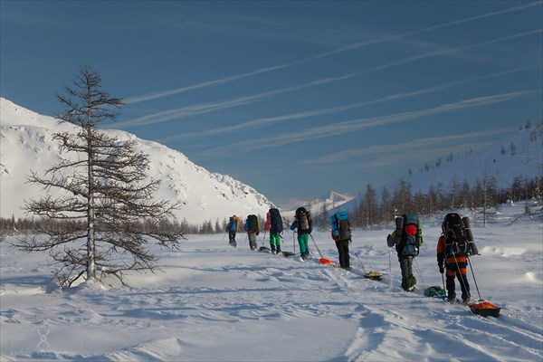 В направлении Аранецкого недоперевала. Фото Андрея Подкорытова.