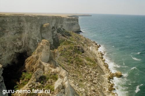 Обрывы и море Джангуля.