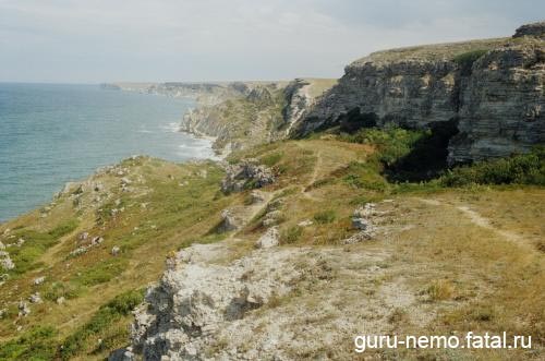 Обрывы и море Джангуля.