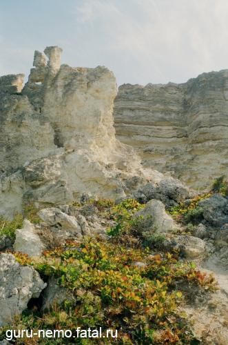 Обрывы и море Джангуля.