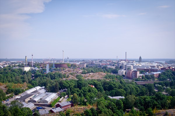 Хельсинки. Вид с башни олимпийского стадиона