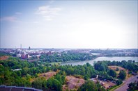 Хельсинки. Вид с башни олимпийского стадиона