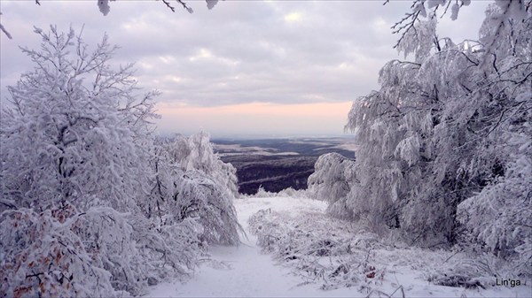Начало спуска к р.Суат
