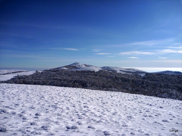 Вид  с Каратау на г.  Тай-коба