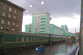Дождливый вечер. Вокзал Новосибирск-Главный