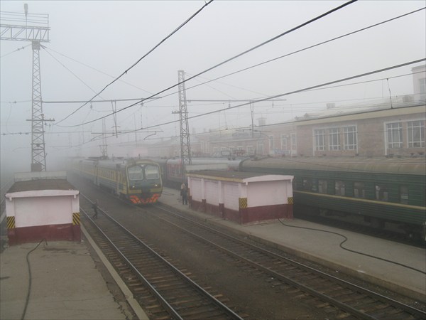 Раннее утро на станци Пермь-2