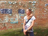 Типичная стена в Катманду